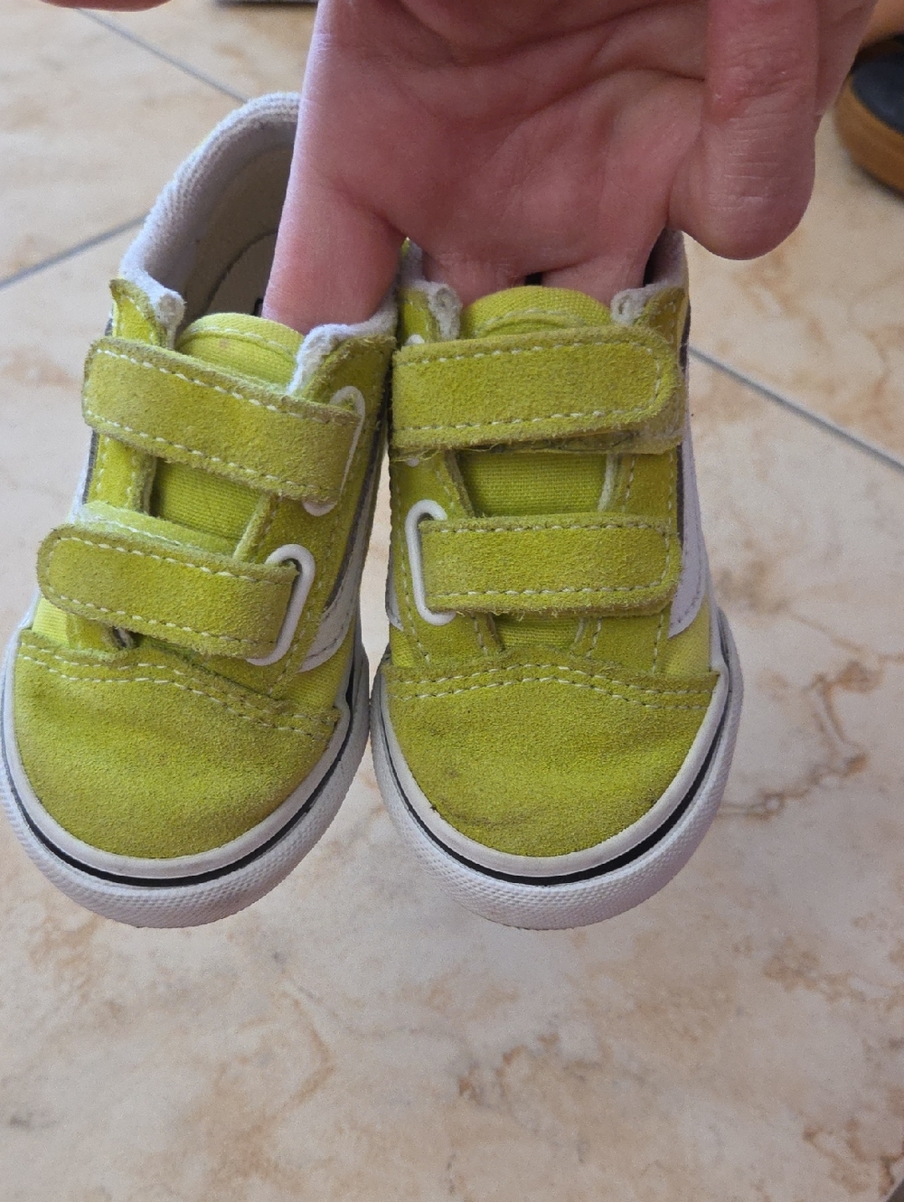 Vans Kids Casual Velcro Sneakers | Neon 1Yellow
